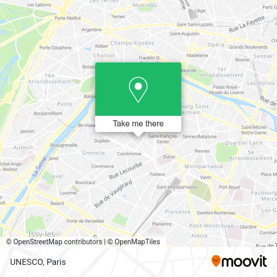 UNESCO map