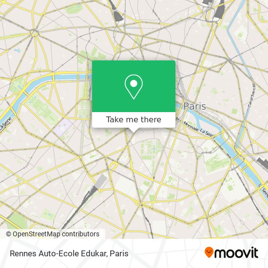 Rennes Auto-Ecole Edukar map