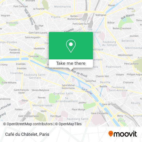 Café du Châtelet map