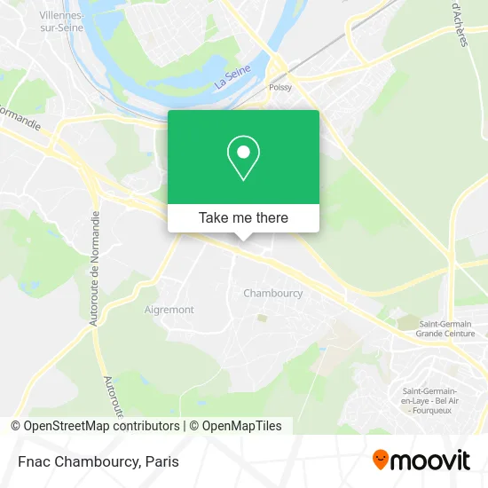 Fnac Chambourcy map