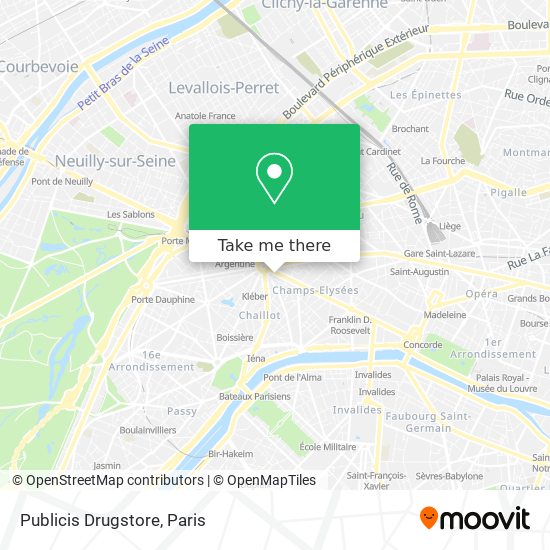 Publicis Drugstore map