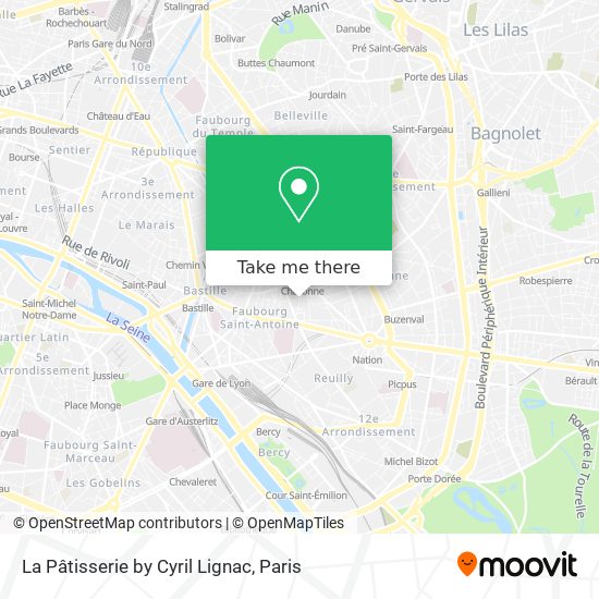 La Pâtisserie by Cyril Lignac map