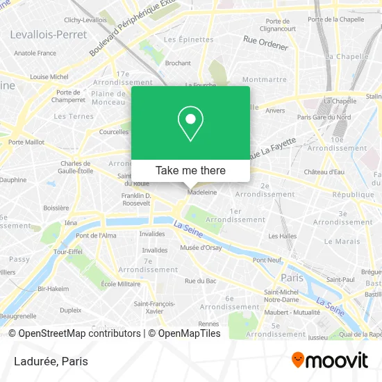 Ladurée map