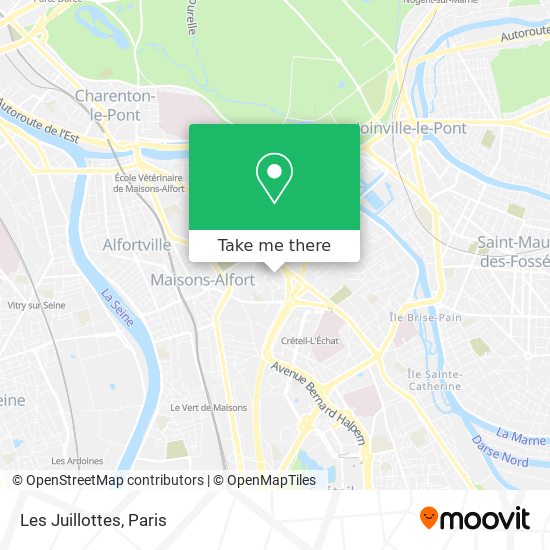 Les Juillottes map