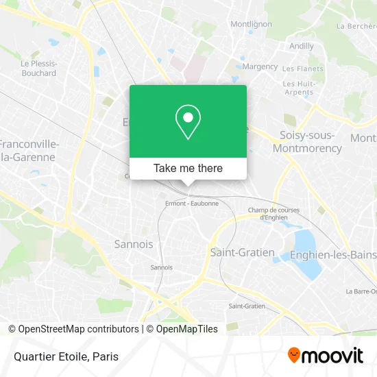 Quartier Etoile map