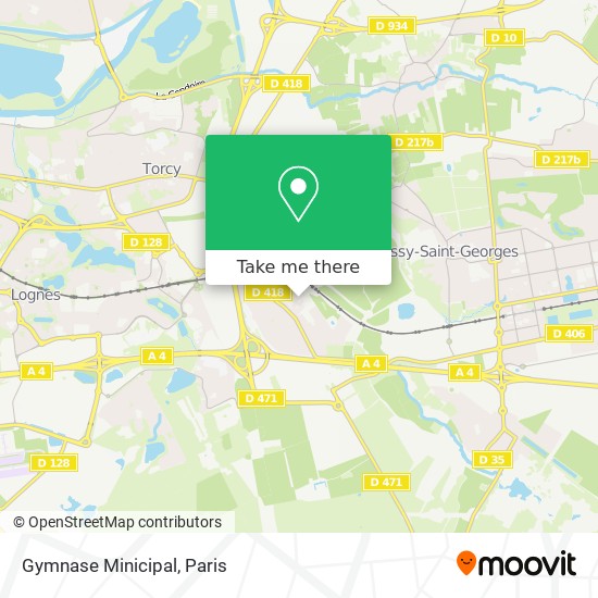 Gymnase Minicipal map