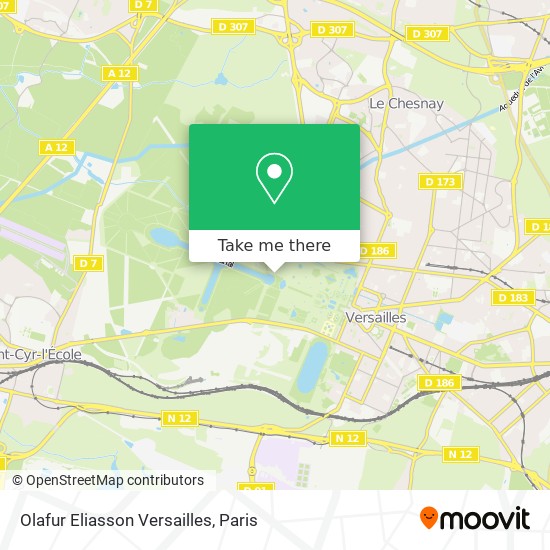 Mapa Olafur Eliasson Versailles