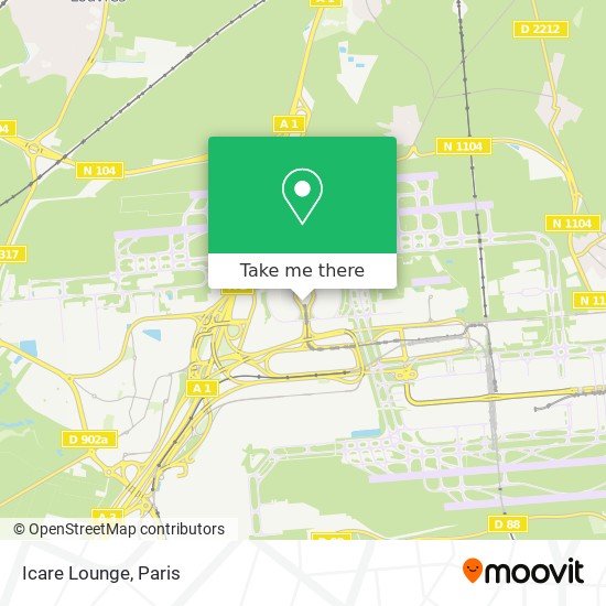 Mapa Icare Lounge