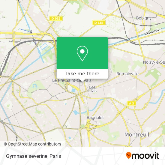 Gymnase severine map