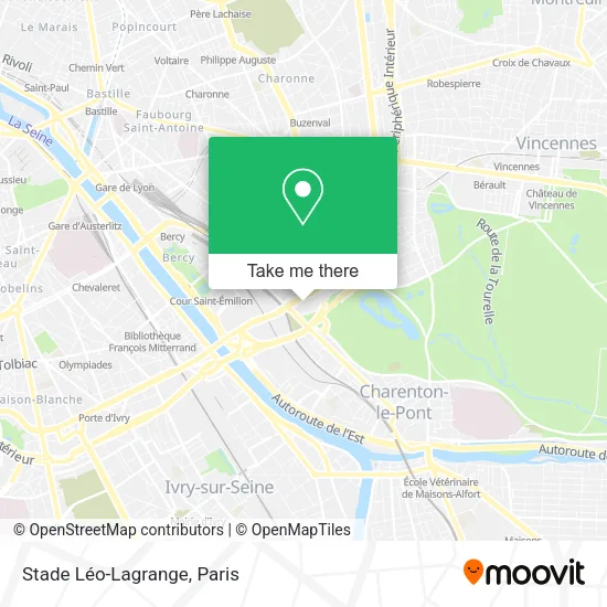Stade Léo-Lagrange map