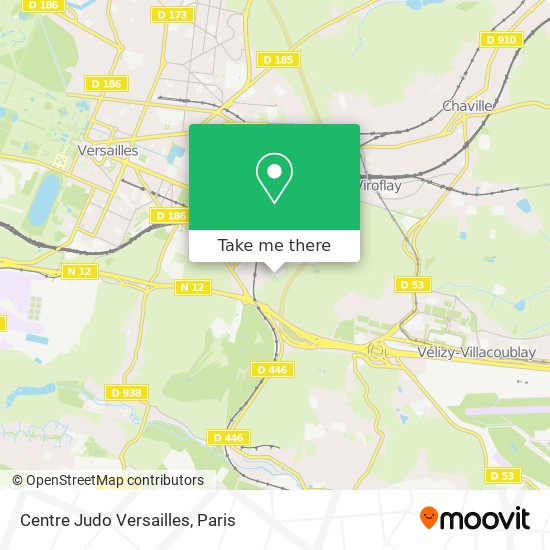 Mapa Centre Judo Versailles