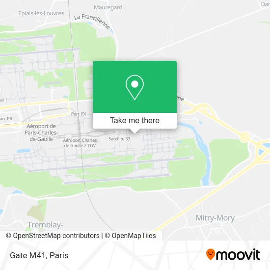 Gate M41 map