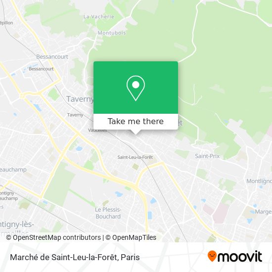 Mapa Marché de Saint-Leu-la-Forêt