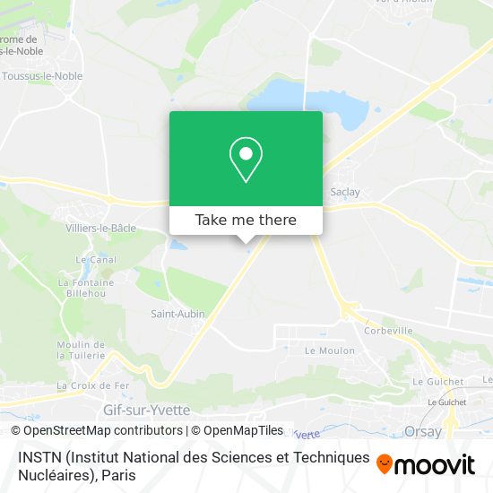 INSTN (Institut National des Sciences et Techniques Nucléaires) map