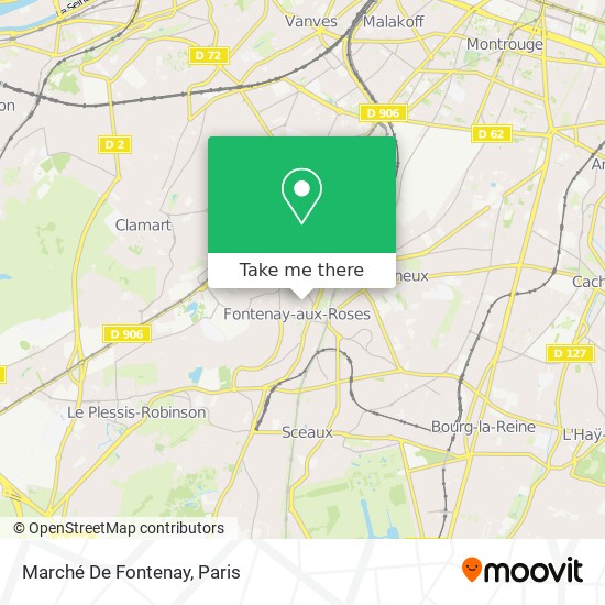 Marché De Fontenay map