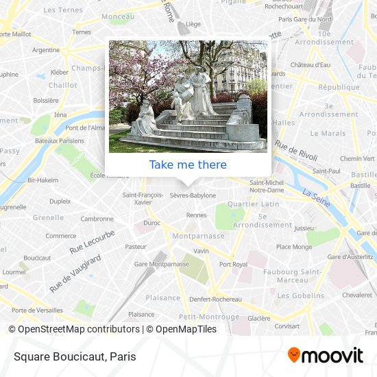 Square Boucicaut map