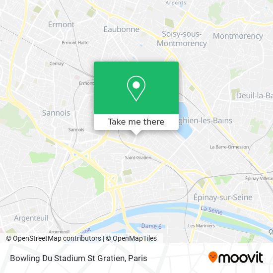 Bowling Du Stadium St Gratien map