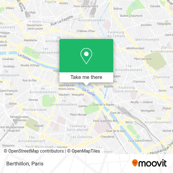 Berthillon map