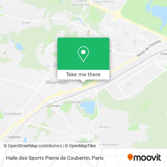 Halle des Sports Pierre de Coubertin map