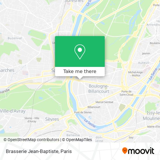 Brasserie Jean-Baptiste map