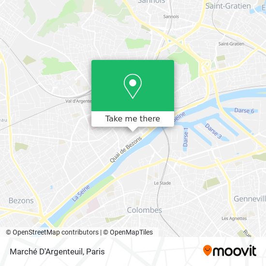 Marché D'Argenteuil map