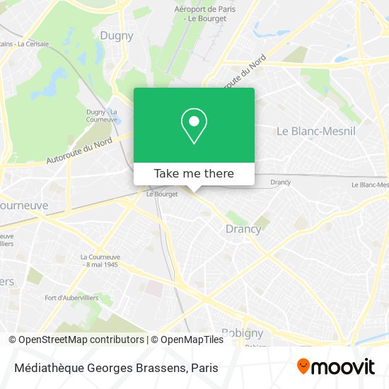 Médiathèque Georges Brassens map