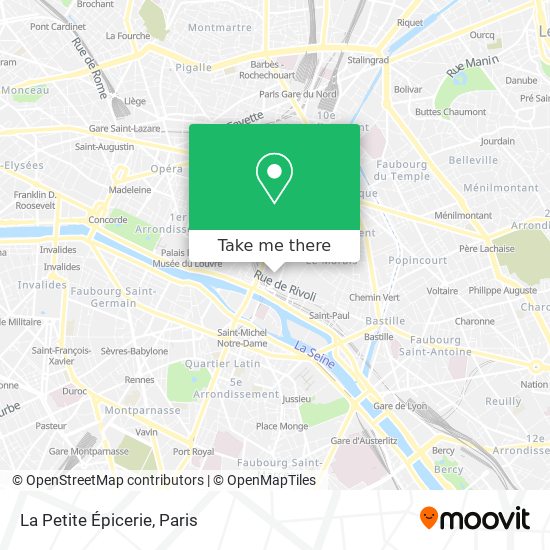 La Petite Épicerie map