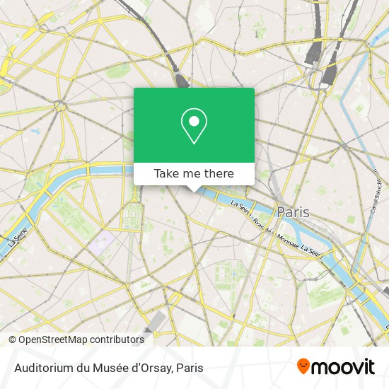 Auditorium du Musée d'Orsay map