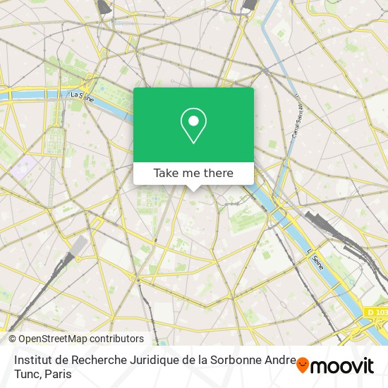 Mapa Institut de Recherche Juridique de la Sorbonne Andre Tunc