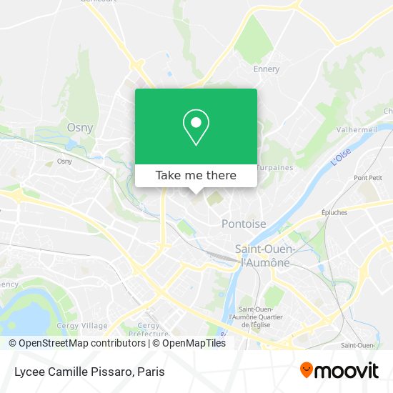 Lycee Camille Pissaro map