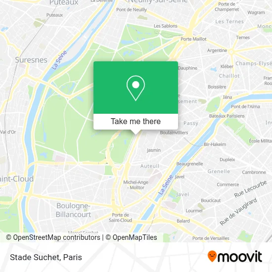 Stade Suchet map
