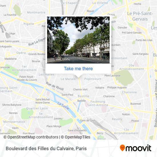 Boulevard des Filles du Calvaire map