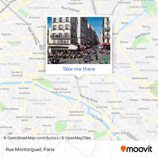 Rue Montorgueil map