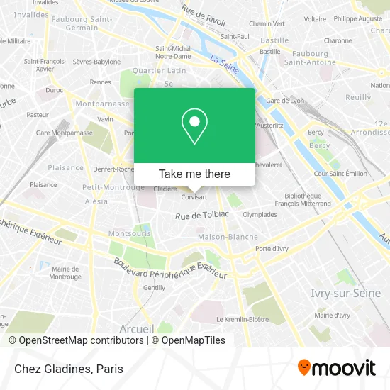 Chez Gladines map