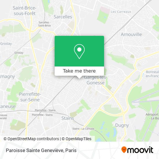 Paroisse Sainte Geneviève map