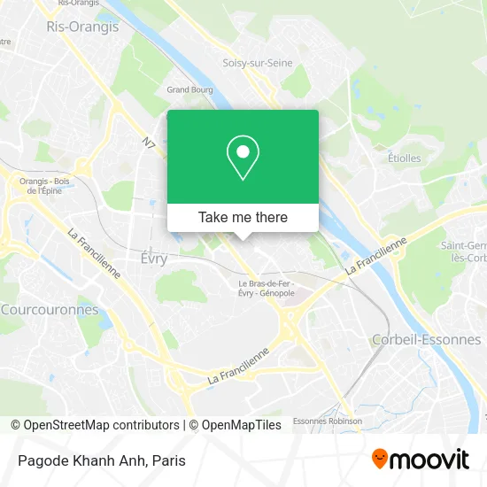 Pagode Khanh Anh map