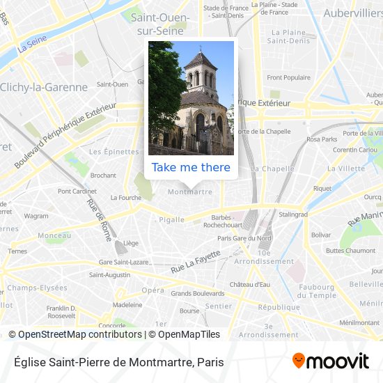 Église Saint-Pierre de Montmartre map