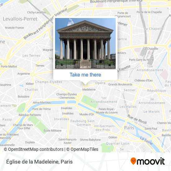 Mapa Église de la Madeleine