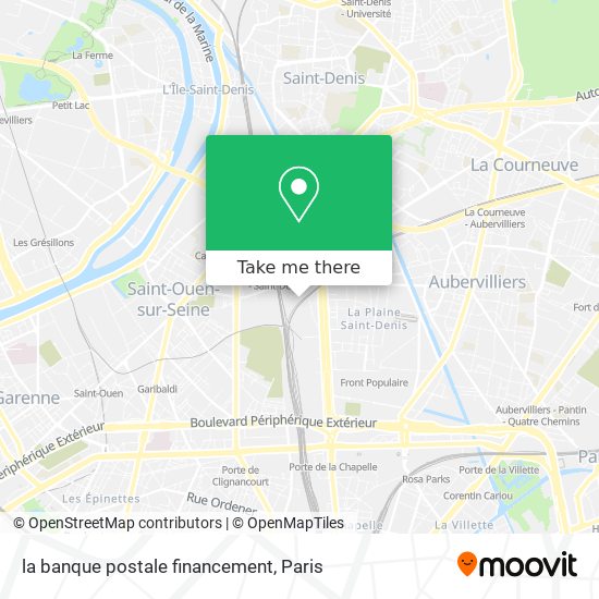 la banque postale financement map