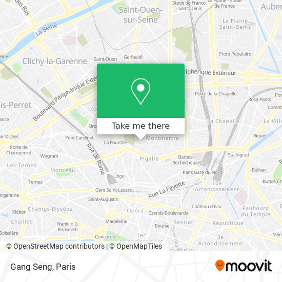 Gang Seng map