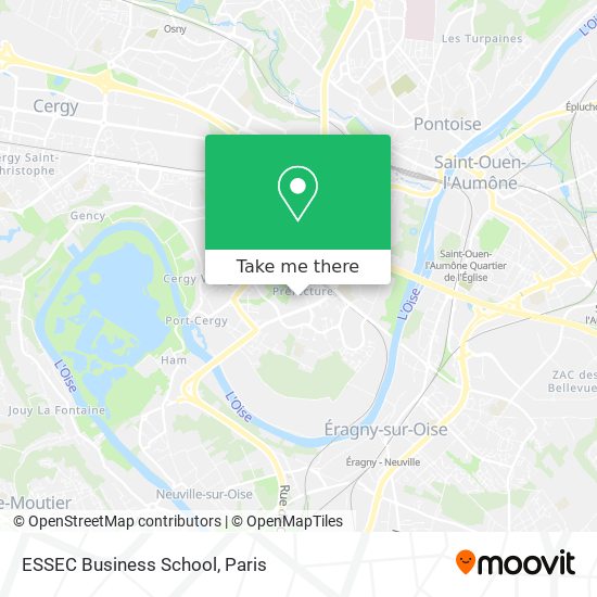 Mapa ESSEC Business School