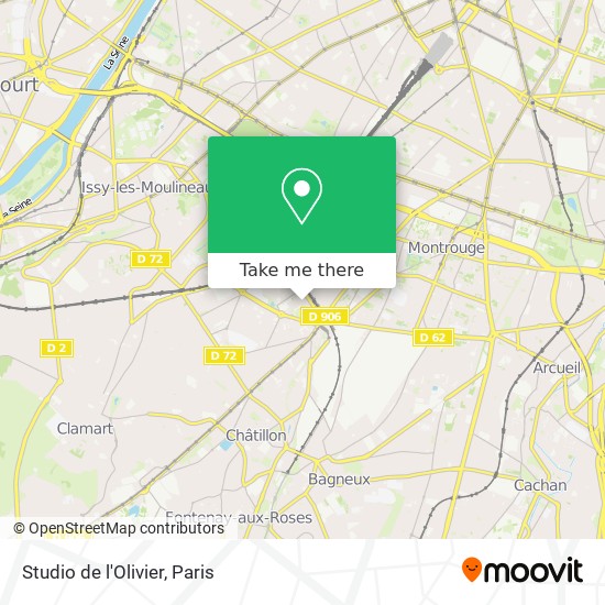 Studio de l'Olivier map