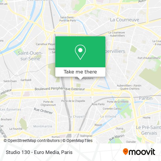 Studio 130 - Euro Media map