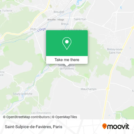 Saint-Sulpice-de-Favières map