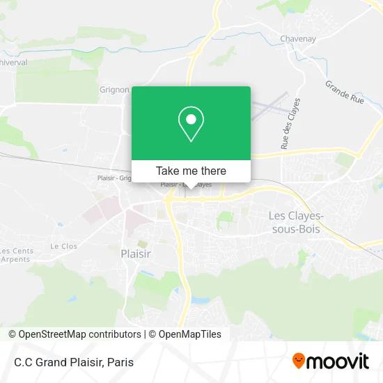 C.C Grand Plaisir map