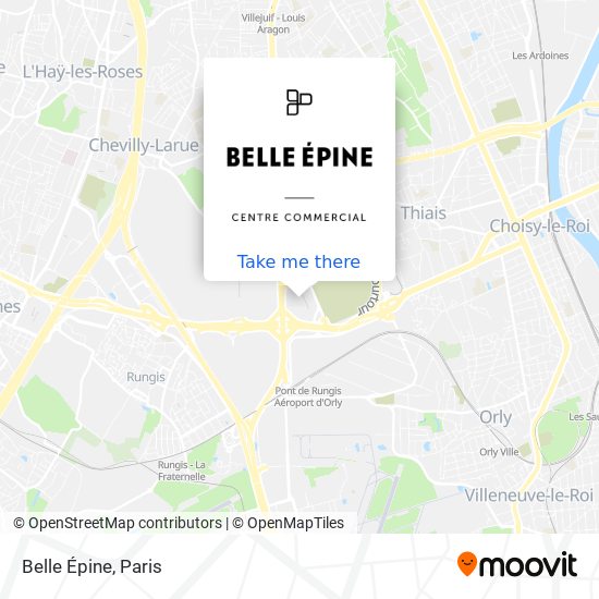 Mapa Belle Épine