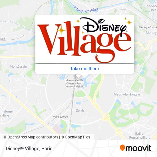 Disney® Village map