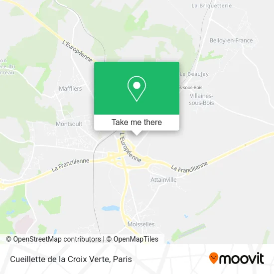 Cueillette de la Croix Verte map