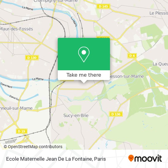 Ecole Maternelle Jean De La Fontaine map