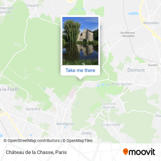 Mapa Château de la Chasse